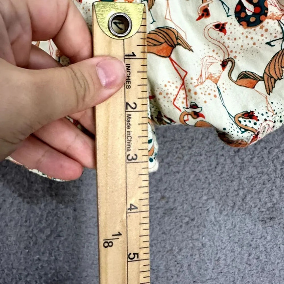 Threadless select pajama shorts flamingo feathered social‎ cotton USA beach - Picture 3 of 6